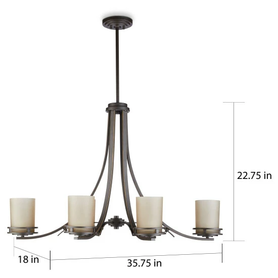 Outlet π Kichler Lighting Hendrik Collection 6-light Olde Bronze Chandelier βοΈ 6 Outlet π Kichler Lighting Hendrik Collection 6-light Olde Bronze Chandelier βοΈ - Image 4