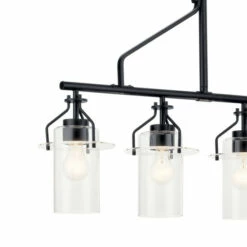Hot Sale 🧨 Kichler Lighting Everett 5-Light Black Vintage Industrial Linear Chandelier With Clear Glass 💯 -Kichler Lighting Shop unnamed file 3909