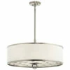 Best Pirce 😉 Kichler Lighting Melrose Collection 4-light Brushed Nickel Pendant/Semi Flush Mount ✨