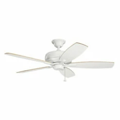 Wholesale ✔️ Kichler Lighting Terra Collection 52-inch Matte White Ceiling Fan ✨