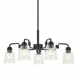 Top 10 ⭐ Kichler Lighting Aivian 30 In. 5-Light Black Vintage Industrial Chandelier With Clear Glass 👍 -Kichler Lighting Shop unnamed file 3943