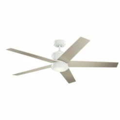 Best Sale 🔔 Kichler Lighting Kichler Brahm 56 Inch LED Ceiling Fan Matte White With Silver And White Blades 👍 -Kichler Lighting Shop unnamed file 3963