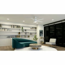 Best Sale 🔔 Kichler Lighting Kichler Brahm 56 Inch LED Ceiling Fan Matte White With Silver And White Blades 👍 -Kichler Lighting Shop unnamed file 3967