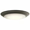 Promo 😀 Kichler Lighting Utilitarian 1-light Olde Bronze LED Flush Mount ❤️ -Kichler Lighting Shop unnamed file 398
