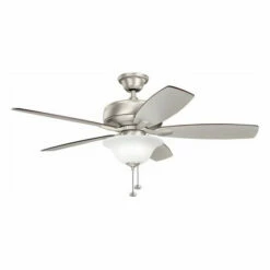New 💯 Kichler Lighting Terra Select Collection 52-inch Brushed Nickel Ceiling Fan W/Light - Brushed Nickel 👏 -Kichler Lighting Shop unnamed file 3996
