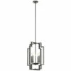 Hot Sale 😍 Kichler Lighting Kichler Downtown Deco 25 Inch 4 Light Large Foyer Pendant In Midnight Chrome 😉 -Kichler Lighting Shop unnamed file 402