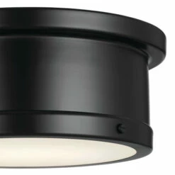 Best reviews of 🤩 Kichler Lighting Serca 14.25 In. 2-Light Black Flush Mount Light ⌛ -Kichler Lighting Shop unnamed file 4053