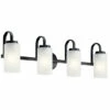 Best Pirce 👍 Kichler Lighting Kennewick 4-Light Vanity Light Black With Etched Glass 🧨 -Kichler Lighting Shop unnamed file 4078