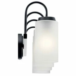 Best Pirce 👍 Kichler Lighting Kennewick 4-Light Vanity Light Black With Etched Glass 🧨 -Kichler Lighting Shop unnamed file 4080