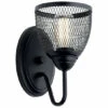 Brand new 🛒 Kichler Lighting Voclain 1-Light Wall Sconce Mesh Shade Black 🥰 -Kichler Lighting Shop unnamed file 4086