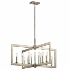 Best Pirce ⌛ Kichler Lighting Cullen Collection 13-light Classic Pewter Linear Chandelier ⌛