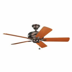 Best deal π Kichler Lighting Terra Collection 52-inch Oil Brushed Bronze Ceiling Fan β