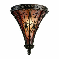 Flash Sale 🥰 Kichler Lighting Marchesa Collection 1-light Terrene Bronze Wall Sconce ✔️