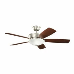 Best reviews of 💯 Kichler Lighting Skye Collection 54-inch Brushed Nickel LED Ceiling Fan 🎉