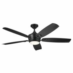 Wholesale β¨ Kichler Lighting Tranquil 56 Inch Integrated LED Outdoor Satin Black Ceiling Fan π