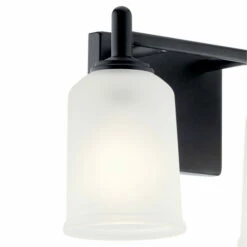 Flash Sale ❤️ Kichler Lighting Shailene 12.75 In. 2-Light Black Vanity Light With Satin Etched Glass 💯 -Kichler Lighting Shop unnamed file 4221