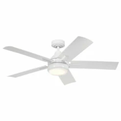 Best reviews of 👍 Kichler Lighting Tide 52 Inch Integrated LED Outdoor White Ceiling Fan 🎁