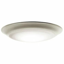 Wholesale ✨ Kichler Lighting Utilitarian 1-light Brushed Nickel LED Flush Mount 🎉