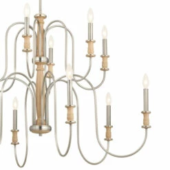 Cheap 💯 Kichler Lighting Karthe 42 Inch 12-Light Chandelier Beech And Brushed Nickel ❤️ -Kichler Lighting Shop unnamed file 4266