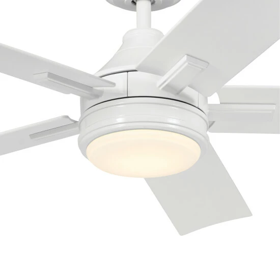 Outlet 𧨠Kichler Lighting Tide 52 Inch Integrated LED Indoor/Outdoor White Ceiling Fan π 5 Outlet 𧨠Kichler Lighting Tide 52 Inch Integrated LED Indoor/Outdoor White Ceiling Fan π - Image 3