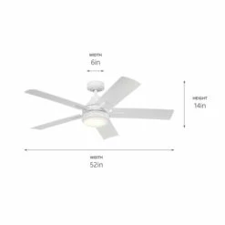 Outlet 𧨠Kichler Lighting Tide 52 Inch Integrated LED Indoor/Outdoor White Ceiling Fan π 11 Outlet 𧨠Kichler Lighting Tide 52 Inch Integrated LED Indoor/Outdoor White Ceiling Fan π -Kichler Lighting Shop unnamed file 4328