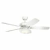 Best deal 🤩 Kichler Lighting Canfield Pro Collection 52-inch Matte White LED Ceiling Fan 🎁 -Kichler Lighting Shop unnamed file 4369