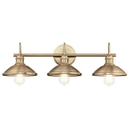 Best deal π₯ Kichler Lighting Clyde 26.5 In. 3-Light Champagne Bronze Vanity Light π 5 Best deal π₯ Kichler Lighting Clyde 26.5 In. 3-Light Champagne Bronze Vanity Light π - Image 3