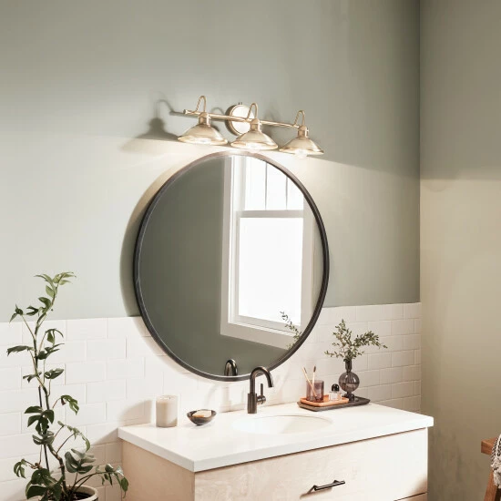 Best deal π₯ Kichler Lighting Clyde 26.5 In. 3-Light Champagne Bronze Vanity Light π 7 Best deal π₯ Kichler Lighting Clyde 26.5 In. 3-Light Champagne Bronze Vanity Light π - Image 5
