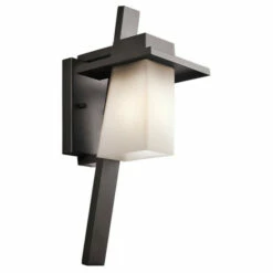 Flash Sale 😉 Kichler Lighting Stonebrook Collection 1-light Architectural Bronze Outdoor Wall Sconce ❤️
