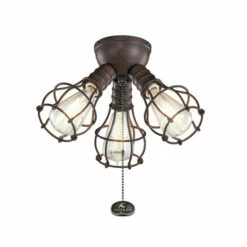 Wholesale 👍 Kichler Lighting LED Industrial 3-Light Fixture Tannery Bronze ✔️