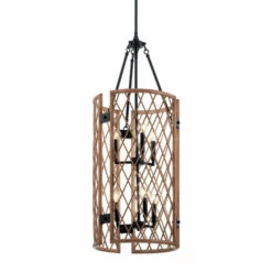New 👏 Kichler Lighting Oana 6-Light Foyer Chandelier Palm ❤️ -Kichler Lighting Shop unnamed file 4473