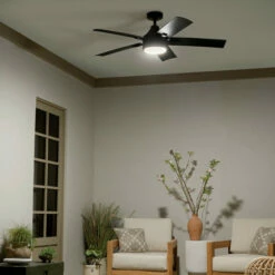 Best deal ⭐ Kichler Lighting Tide 52 Inch Integrated LED Indoor/Outdoor Satin Black Ceiling Fan 🌟 -Kichler Lighting Shop unnamed file 4522