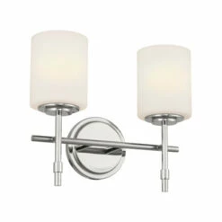 Wholesale 😍 Kichler Lighting Ali 14 In. 2-Light Polished Nickel Vanity Light 🥰