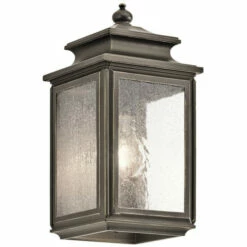 Best Sale ⭐ Kichler Lighting Wiscombe Park Collection 1-light Olde Bronze Wall Lantern 🛒