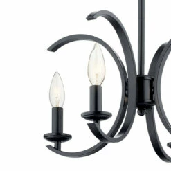 New 🔥 Kichler Lighting Cassadee 4-Light Pendant/Semi Flush Black 👏 -Kichler Lighting Shop unnamed file 4544