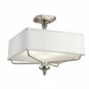 Coupon 🎁 Kichler Lighting Arlo Collection 3-light Classic Pewter Semi Flush Mount 👏 -Kichler Lighting Shop unnamed file 4553