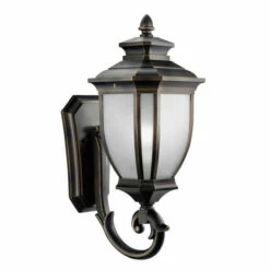 Buy 😍 Kichler Lighting Salisbury Collection 1-light Rubbed Bronze Outdoor Wall Lantern 🛒