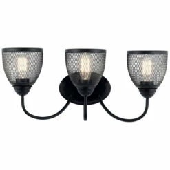 Outlet 🧨 Kichler Lighting Voclain 3-Light Vanity Light Black ✔️ -Kichler Lighting Shop unnamed file 4559