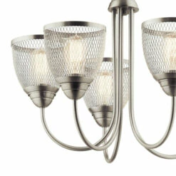 Cheap ⌛ Kichler Lighting Voclain 5-Light Chandelier Mesh Shade Brushed Nickel 😉 -Kichler Lighting Shop unnamed file 4579