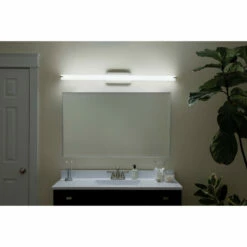 Budget 🌟 Kichler Lighting Transitional 49-inch Brushed Nickel LED Linear Bath/Vanity Light 🛒 -Kichler Lighting Shop unnamed file 4624