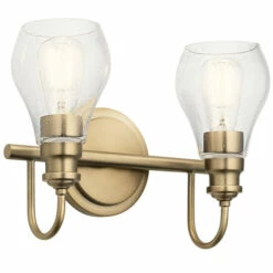 Budget 🤩 Kichler Lighting Greenbrier 2-Light Vanity Light Classic Bronze ⌛
