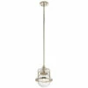 Outlet 🎉 Kichler Lighting Triocent Collection 1-light Polished Nickel Pendant/Semi-Flush Mount - Polished Nickel - Polished Nickel 🧨 -Kichler Lighting Shop unnamed file 4677