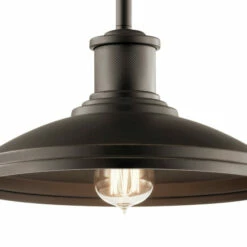 Hot Sale ✔️ Kichler Lighting Allenbury 1-Light Outdoor Pendant/Semi Flush Bronze 😍 -Kichler Lighting Shop unnamed file 4746