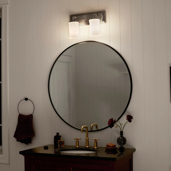 Promo π€© Kichler Lighting Vetivene 15 Inch 2-Light Vanity Light Classic Pewter With Opal Glass π₯ 9 Promo π€© Kichler Lighting Vetivene 15 Inch 2-Light Vanity Light Classic Pewter With Opal Glass π₯ - Image 7