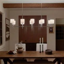 Flash Sale 🔔 Kichler Lighting Ali 10-Light Polished Nickel Linear Chandelier - 56.5 👏 -Kichler Lighting Shop unnamed file 478