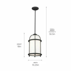 Best Pirce 💯 Kichler Lighting Topiary 10 Inch 1-Light Pendant Textured Black With Opal Glass 💯 -Kichler Lighting Shop unnamed file 4781