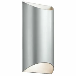 Coupon 🔥 Kichler Lighting Wesley Collection 2-light Platinum LED Outdoor Wall Sconce 🌟