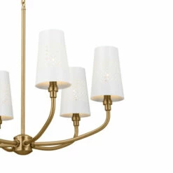 Brand new 🔥 Kichler Lighting Adeena 26.75-in 6-Light Brushed Natural Brass Chandelier - 26.75 🔥 -Kichler Lighting Shop unnamed file 481
