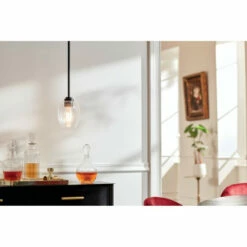 Deals 😉 Kichler Lighting Valserrano 7.75 Inch Mini Pendant Light Black With Clear Seeded Glass 🎉 -Kichler Lighting Shop unnamed file 4824