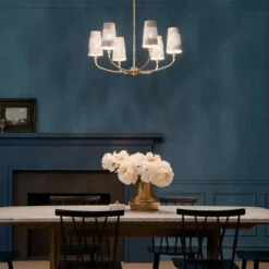 Brand new 🔥 Kichler Lighting Adeena 26.75-in 6-Light Brushed Natural Brass Chandelier - 26.75 🔥 -Kichler Lighting Shop unnamed file 484